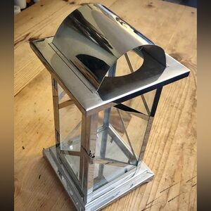 Contemporary Lantern Candleholder. Excellent Condition.
